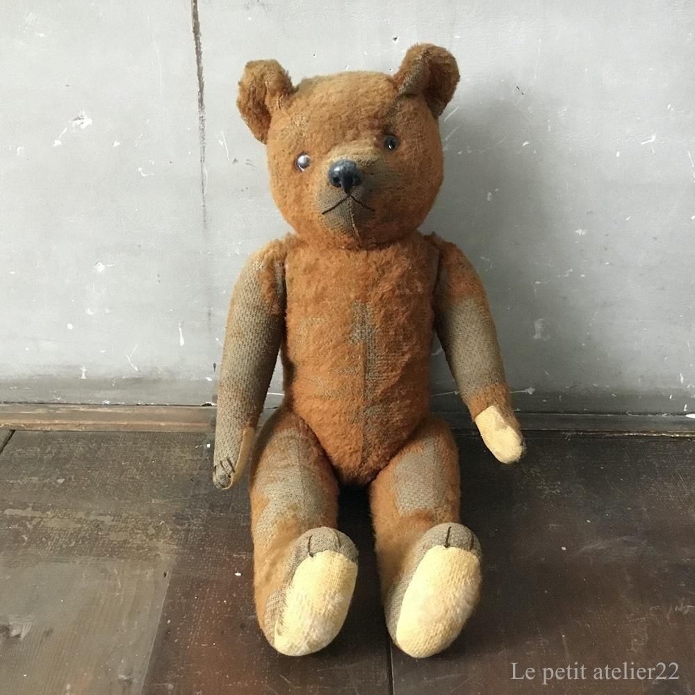 フランス アンティークベア くま 46 cm - アンティークモール＆蚤の市