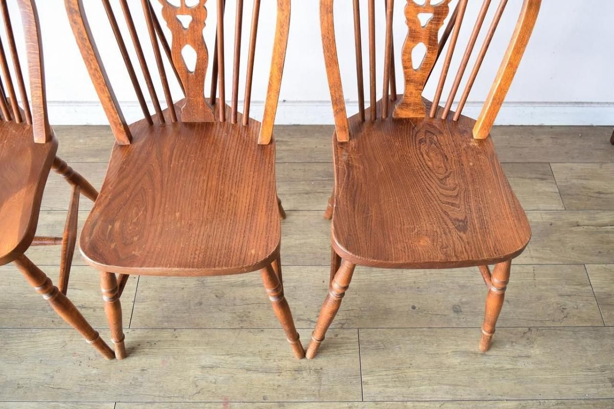 アンティーク ウィンザーチェア 4脚セット