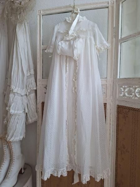 アンティーク洗礼式用ベビードレス - アンティークモール＆蚤の市情報
