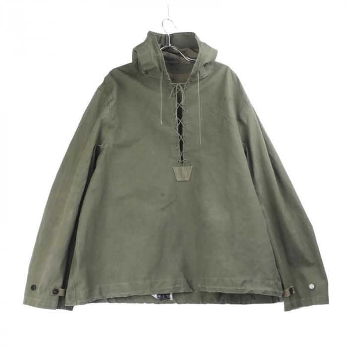 米軍 U.S.NAVY N-2 デッキ レインパーカー LARGE 40s 実物