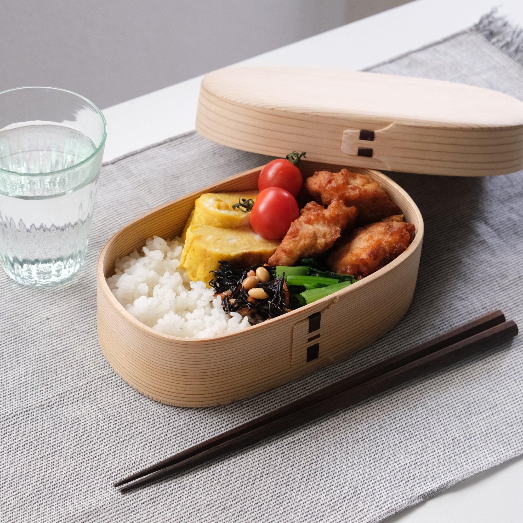 柴田慶信商店 曲げわっぱ 長手弁当箱 (小・中・大) - katakana