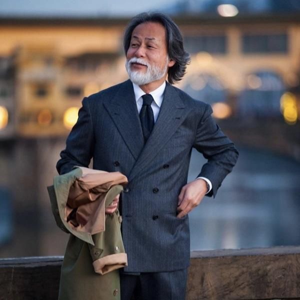 アットヴァンヌッチ ネクタイ | ブルー ヘリンボーン - Del Fiore