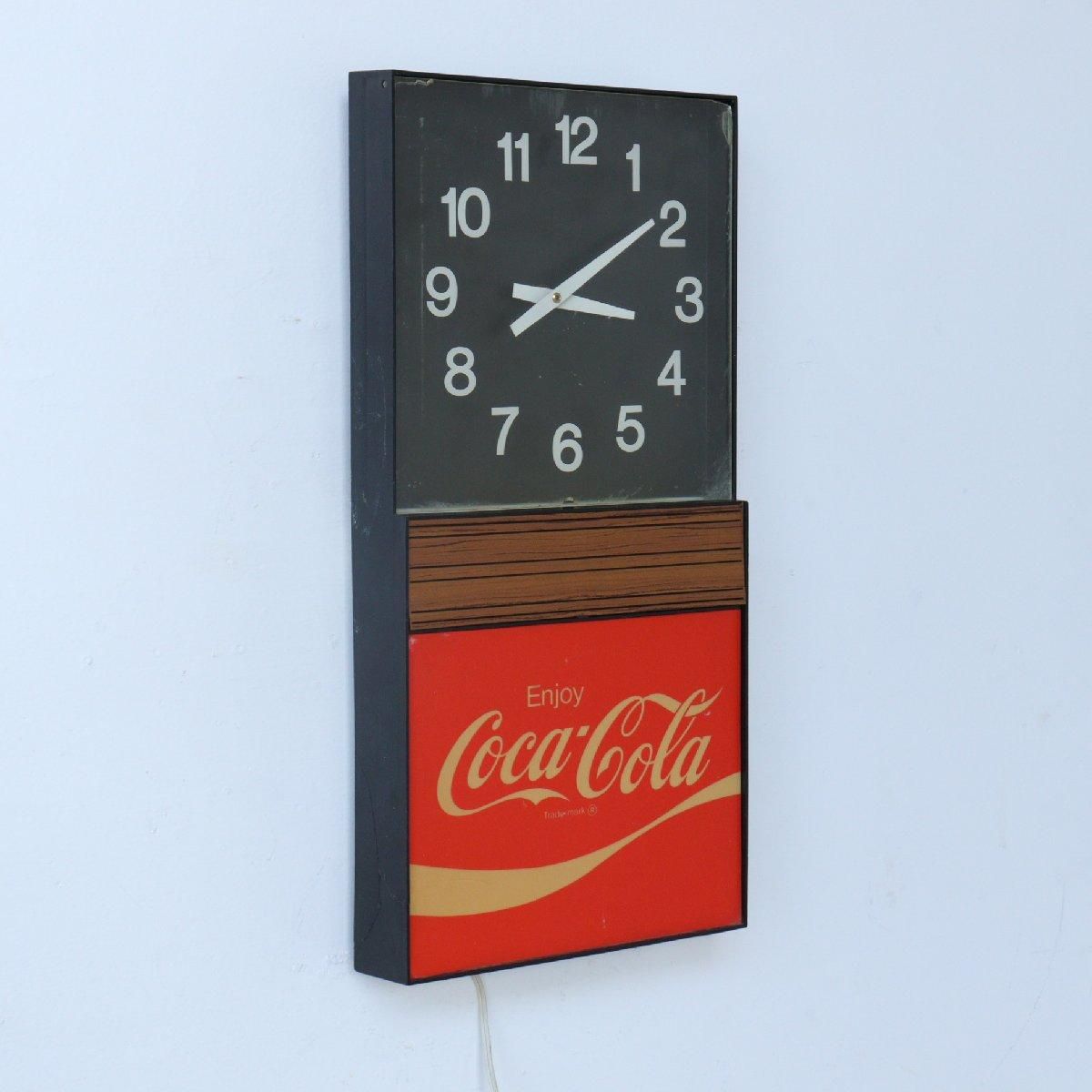 アメリカ ヴィンテージ Coca-Cola ウォールクロック 壁掛け時計 USA