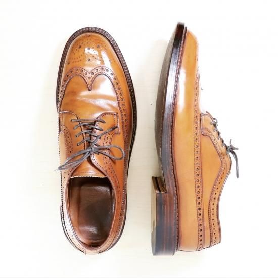 中古品“ ALDEN（オールデン）× J.CREW別注 Long Wingtip Shoes（ロング