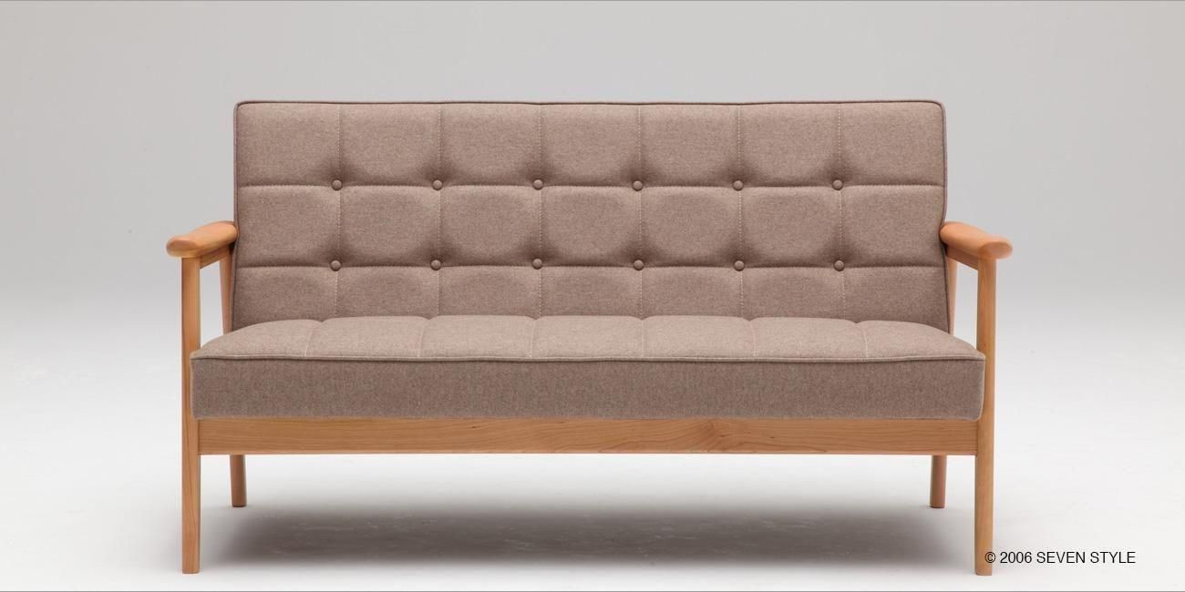 店頭限定】【送料無料】カリモク60＋カリモク Kチェア2シーター