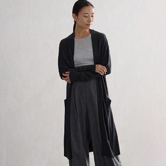 毎朝手が伸びるシルク100%カーディガン ロングカーディガン/シルク