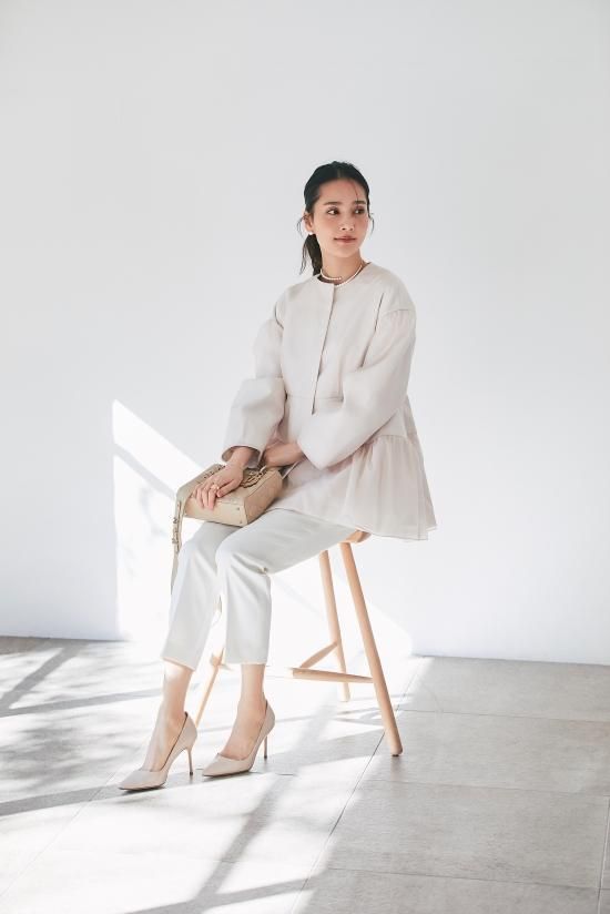 シアーオーガンジーコート(ライトピンク) - seventen