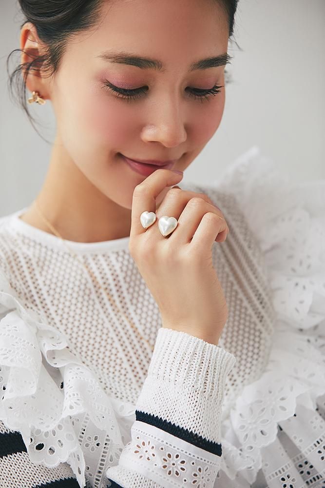 再入荷】ハートツインリング - seventen