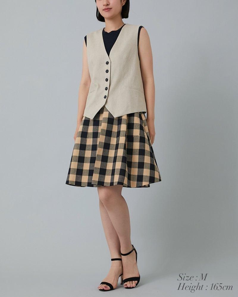 再入荷】ハイウエストフレアキュロット(ブラック) - seventen