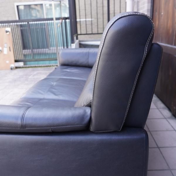 値下げ/karimoku(カリモク家具)よりChitano(チターノ)の本革を使用した