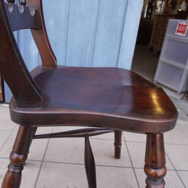 松本民芸家具のクラシックなダイニングチェアー【＃49A型 ワイコム