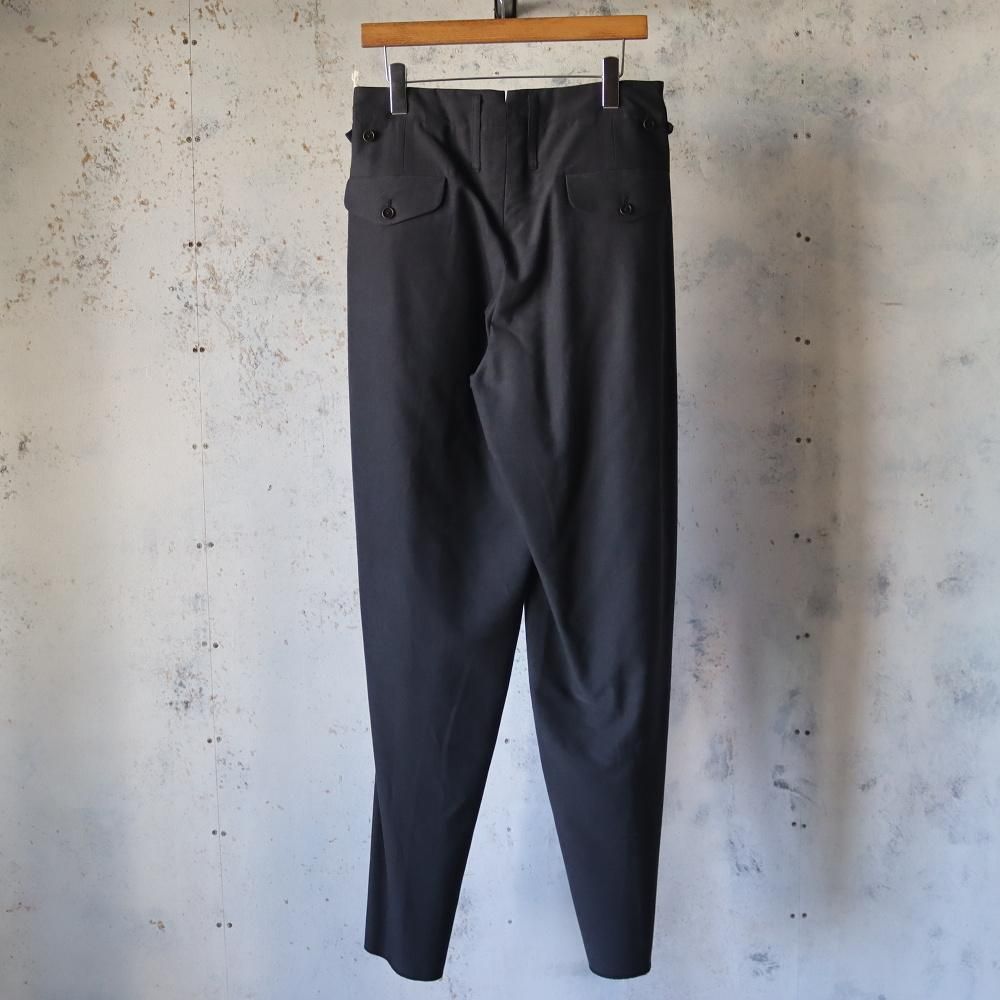 MAATEE&SONS MILITARY SLACKS RAYONモールスキン(Gray) - DIMPLE
