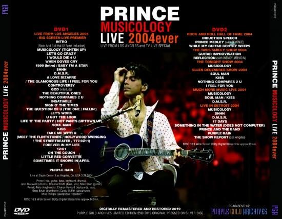 PRINCE / MUSICOLOGY LIVE 2004ever