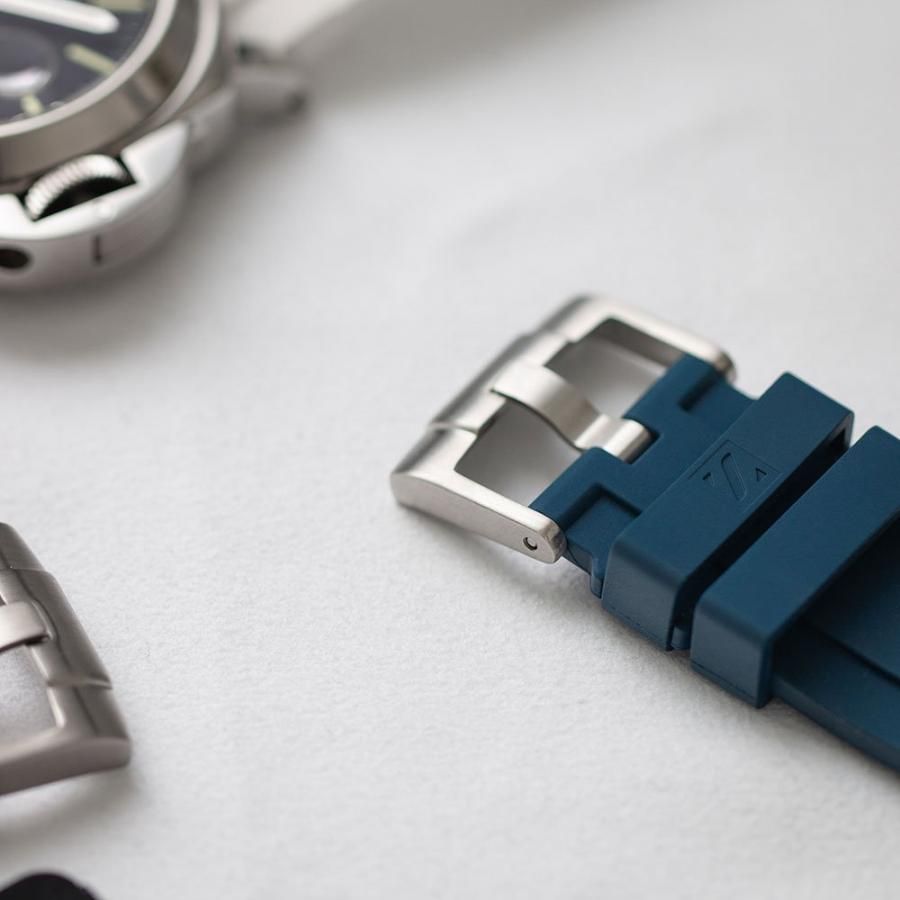 パネライ ルミノール ロゴ用ラバーベルト/ For PaneraiLuminor Logo