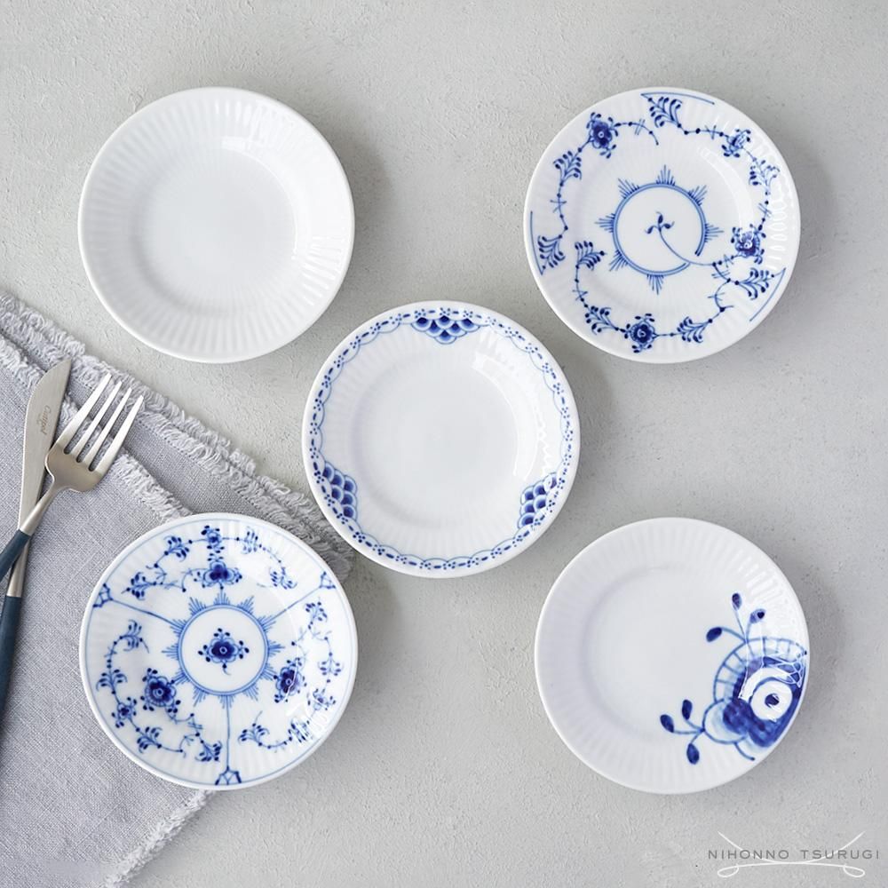 ロイヤルコペンハーゲン ヒストリーミックス ミニプレート 11cm 5枚