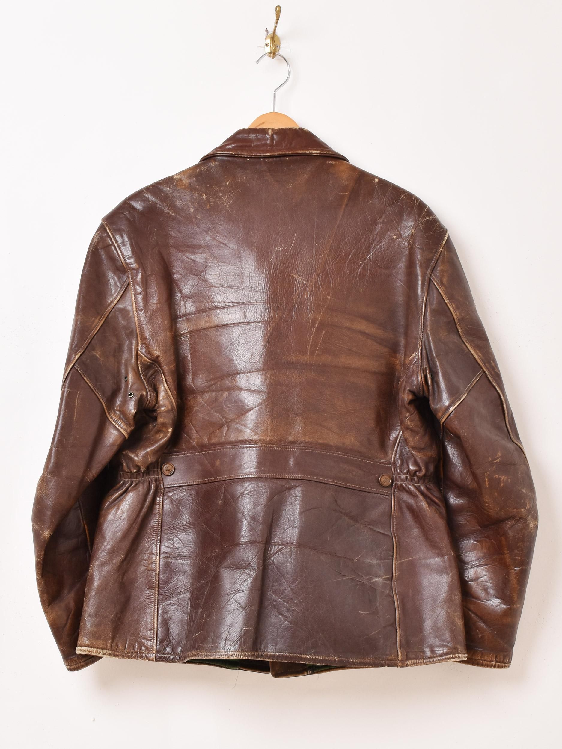 40's〜50's Leather Jacket | WIND WARD - 古着屋グレープフルーツ