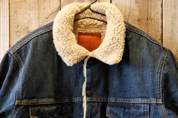 RRL(ダブルアールエルラルフローレン):裏ボア デニム ジャケット