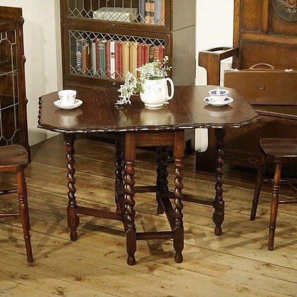 英国アンティーク家具 | ゲートレッグテーブル - Q'S ANTIQUES