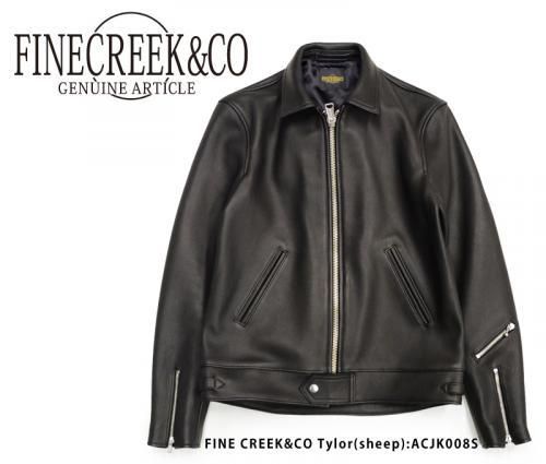 FINE CREEK & co /ファインクリークアンドコー】レザージャケット