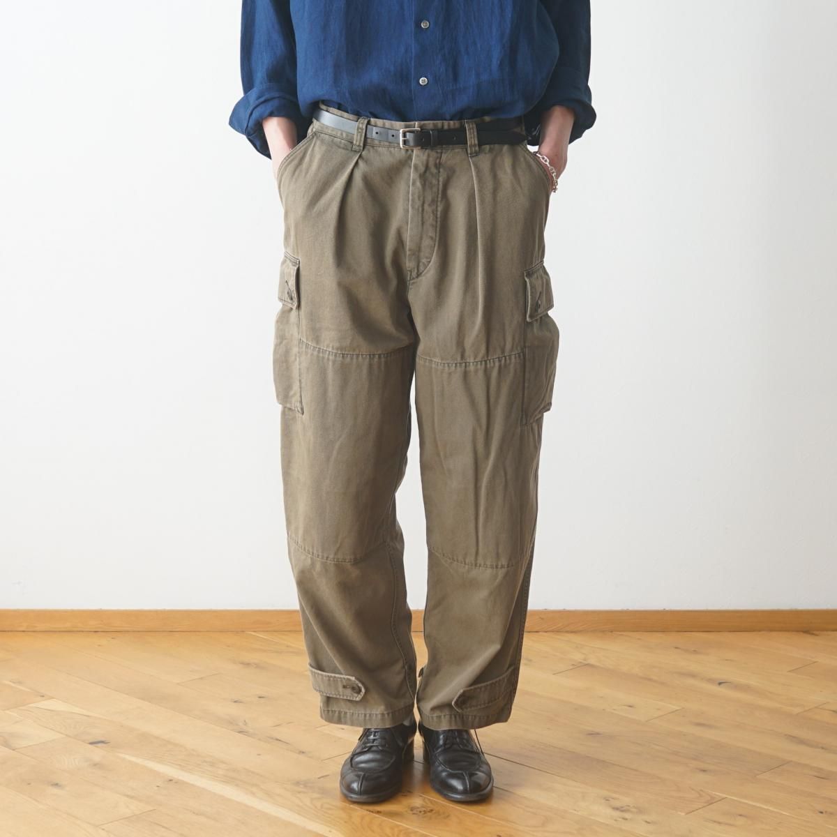 YLEVE M47 コットンツイル カーゴパンツ 40's 50's フランス軍 M47