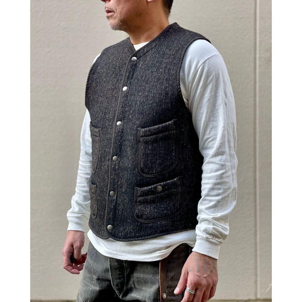 LAST 1】BOWWOW「B CLOTH VEST AGED - ビーチクロスベスト」 - Mate-N-Raw