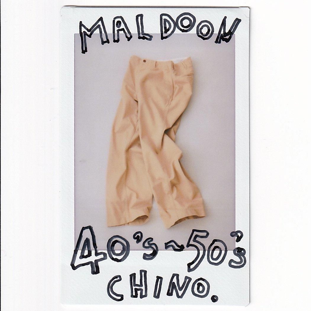 NICENESS 24AW MALDOON チノパン