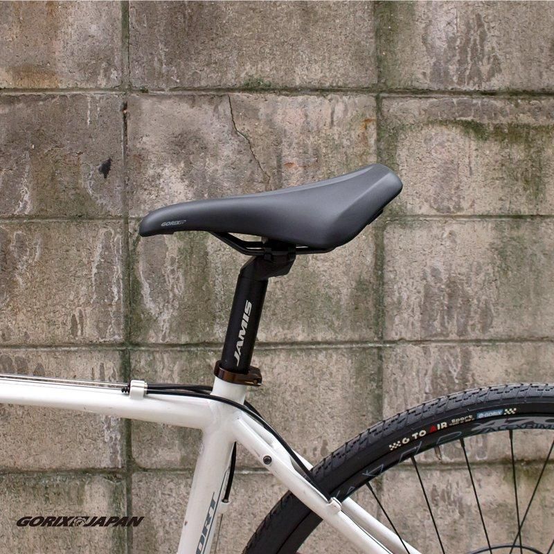 自転車用コンフォートサドル | 幅広座面 | 厚めクッション(GX-SN714