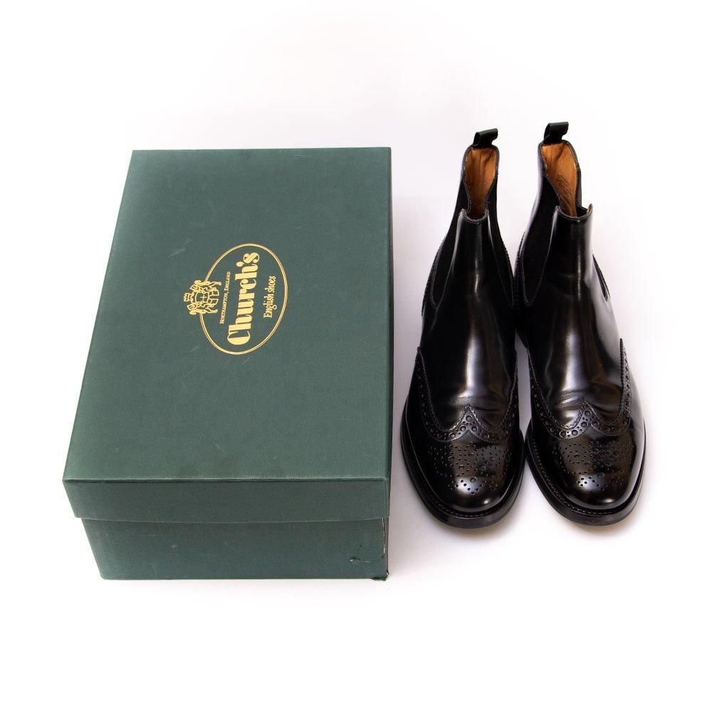 チャーチ KETSBY(ケッツビー)サイドゴアブーツ ブラック ポリッシュド