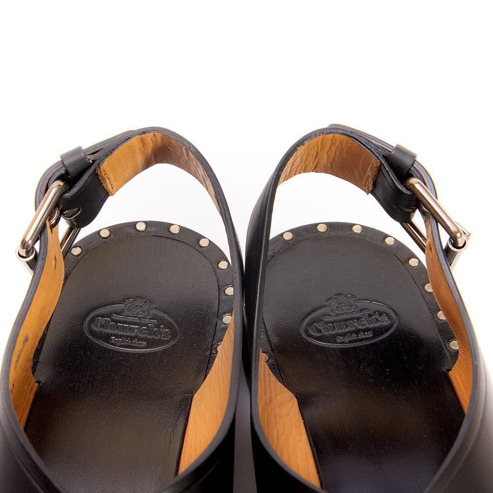 チャーチ RHONDA(ロンダ) クロスサンダル ブラック レディース サイズ