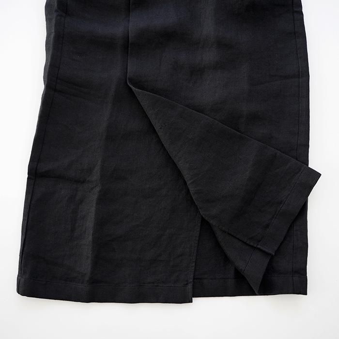evam eva エヴァムエヴァ linen wrap skirt リネン ラップスカート