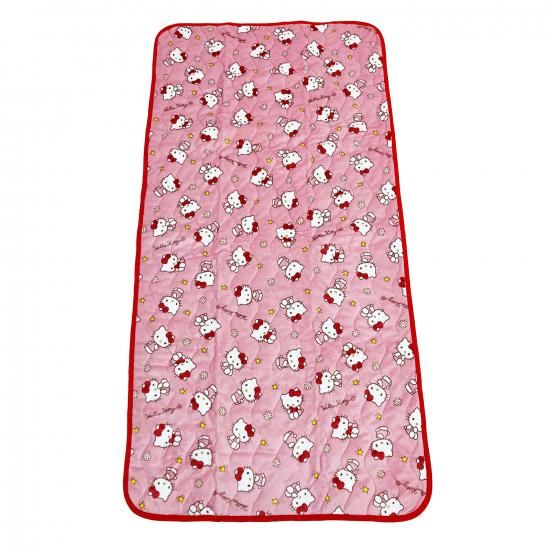 サンリオ ハローキティ フランネル敷きパッド ピンク 寝具 シーツ あたたか