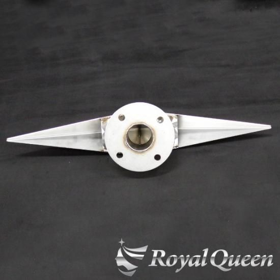 送料無料】新型 一文字型 ホイール スピンナー ウロコ柄 22.5インチ