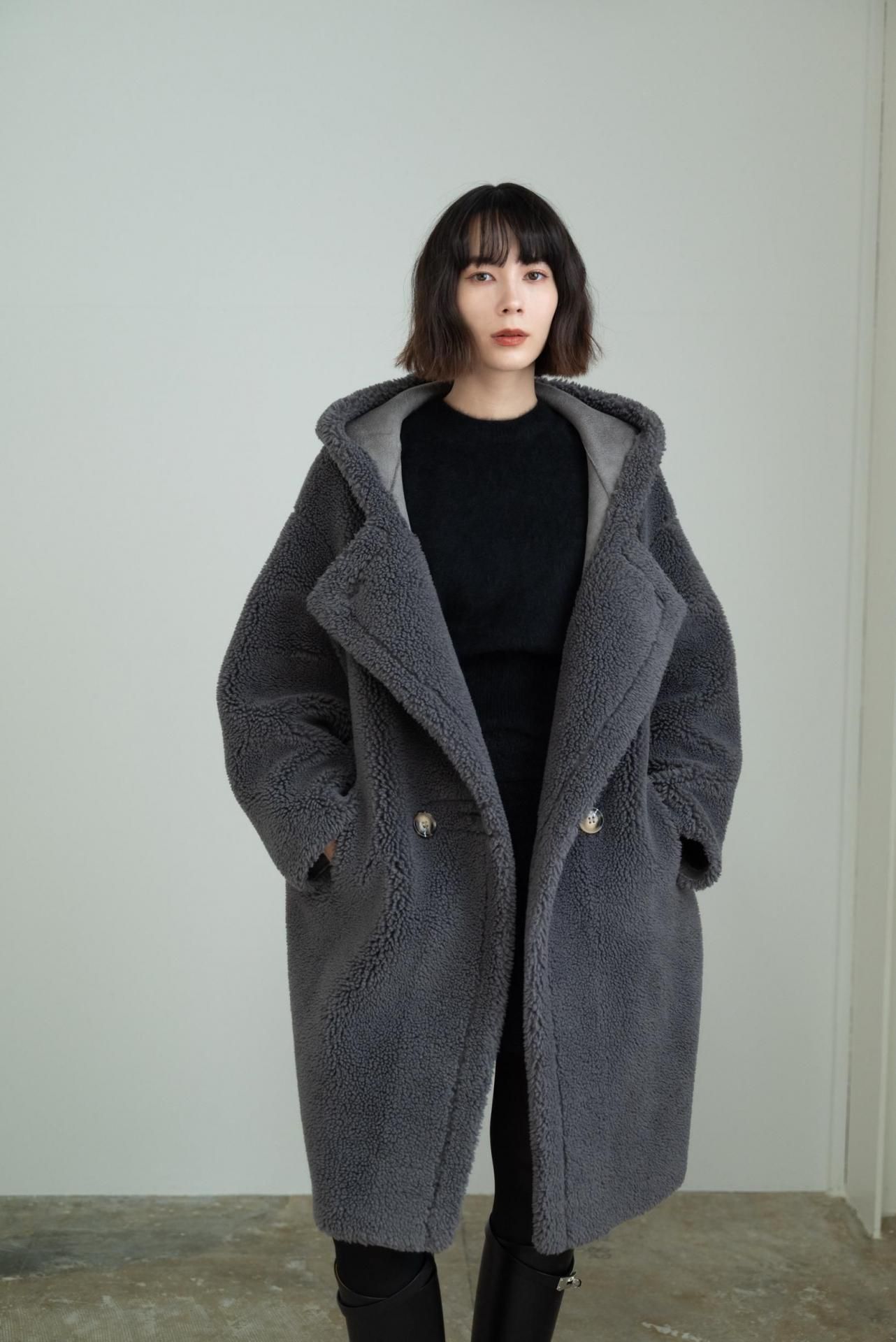 long boa coat - KARRY OFFICIAL ONLINE STORE