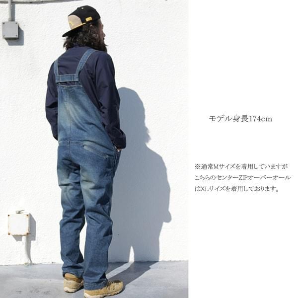 Natal Design ネイタルデザイン CENTER ZIP OVERALL オーバーオール