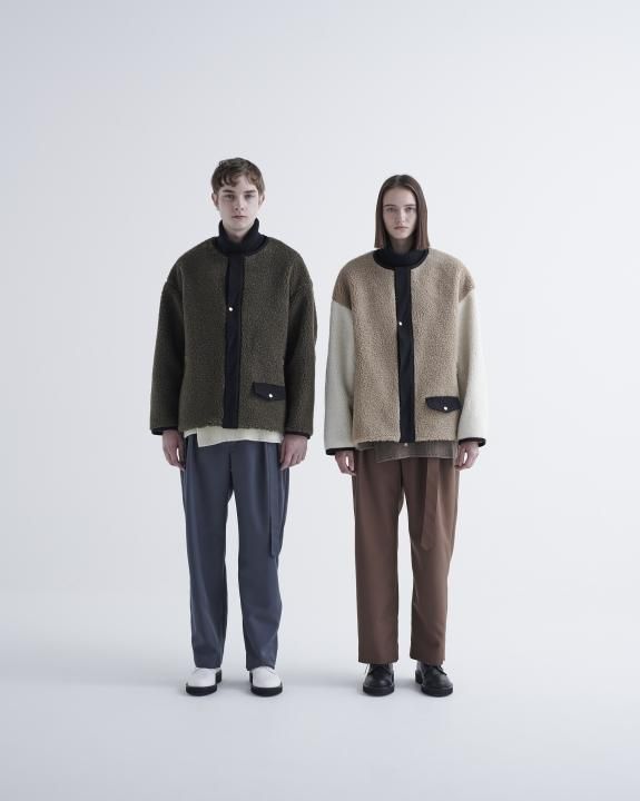 CULLNI ウールボアノーカラーブルゾン - m-market