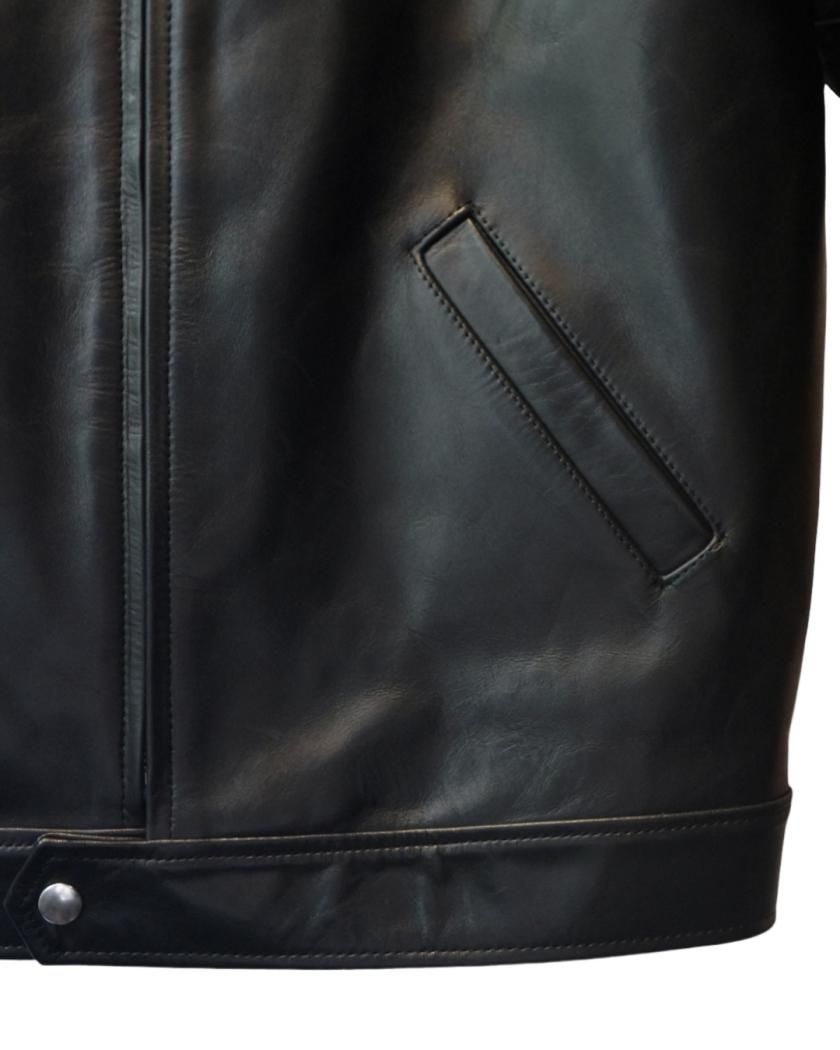 ZIAS LEATHER JACKET】cow leather - Time is on