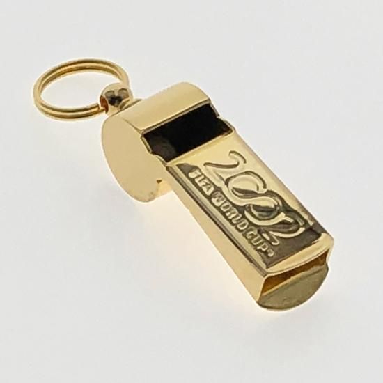 野田鶴声社】ホイッスル ワールドカップ2002日韓大会モデル（ゴールド