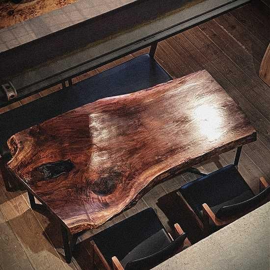 NO28 ウォールナット一枚板（クラロウォールナット） ｜一枚板テーブル