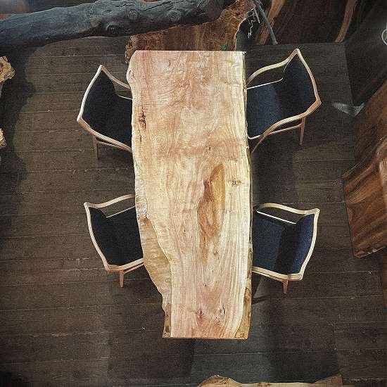 NO43 栃一枚板｜一枚板テーブル 通販｜大阪｜一枚板・無垢板家具工房