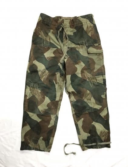 50s ベルギー軍 ブラッシュストロークカモ オーバー パンツ (USED