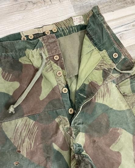 50s ベルギー軍 ブラッシュストロークカモ オーバー パンツ 5 (USED