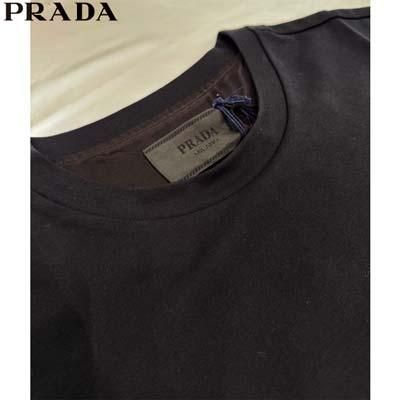 プラダ PRADA メンズ トップス ロンT Tシャツ 長袖 ロングTシャツ 2色