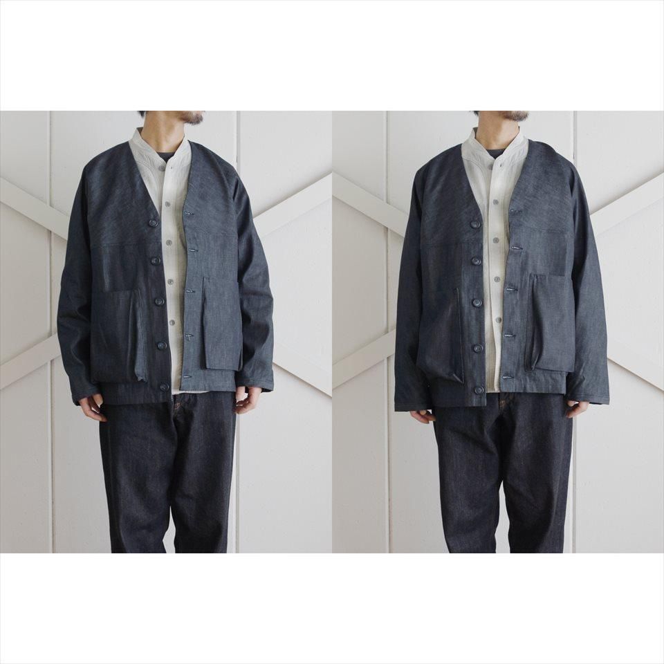 Sassafras（ササフラス）Digs Crew Carde Jacket インディゴ（8ozデニム）