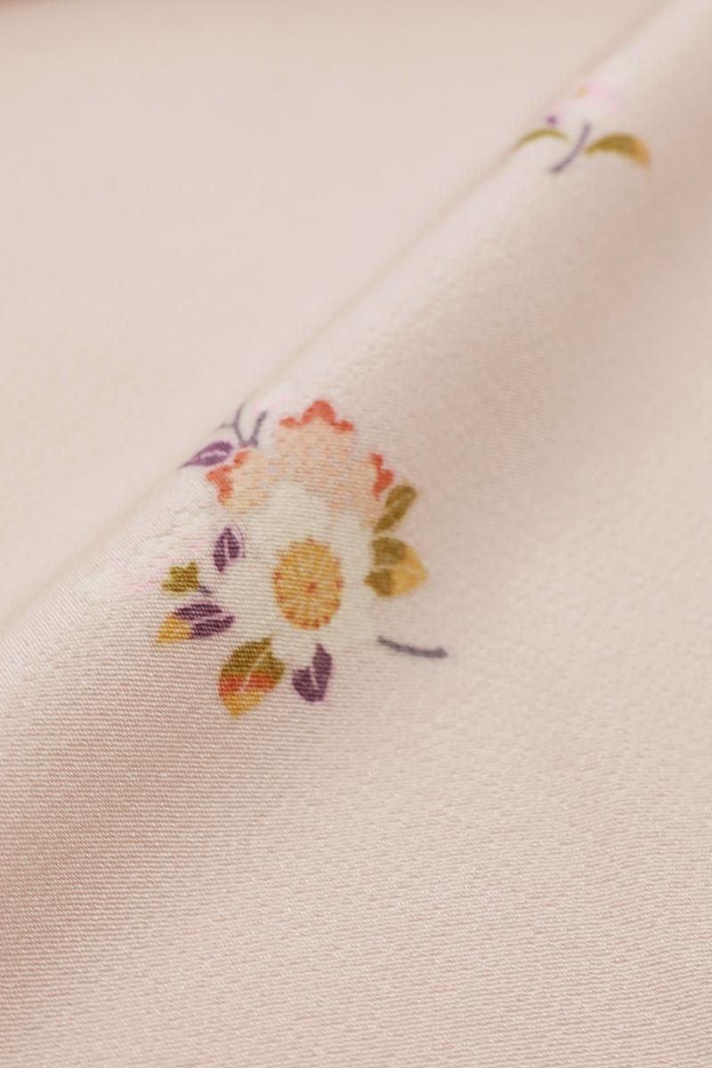 銀座【E-2173】羽織 ピンク系 桜の図（反端付） :身丈100/裄68 - 銀座