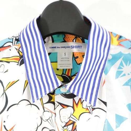 COMME des GARCONS SHIRT コムデギャルソン シャツ 19SS アメコミ 総柄