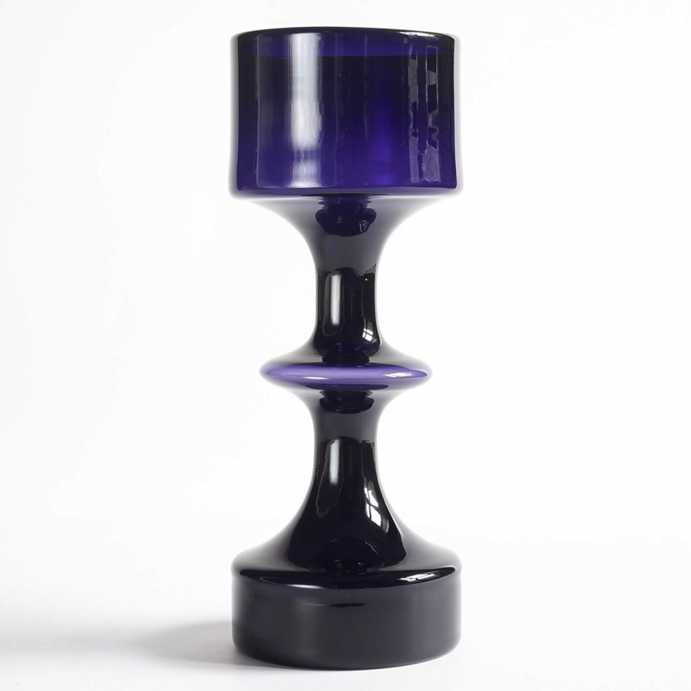Kaj Franck / Vase KF245 Navy / Nuutajarvi - organ-online.com
