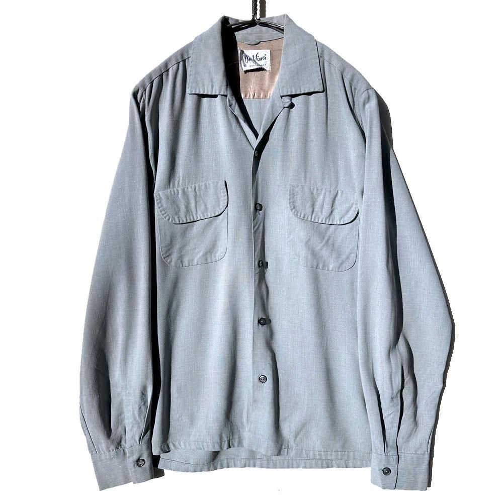 Da Vinci - California】ヴィンテージ オープンカラー レーヨンシャツ