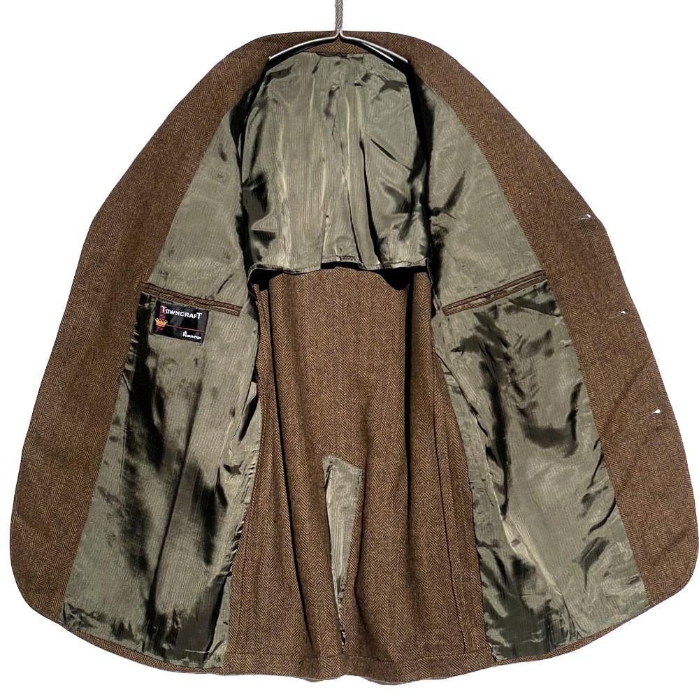 TOWNCRAFT - Penneys】ヴィンテージ テーラード ツイードウール