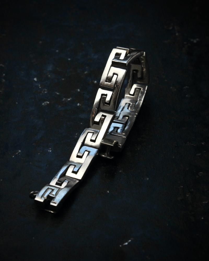 ヴィンテージ シルバー ブレスレット【MEXICO TAXCO STERLING】Heavy