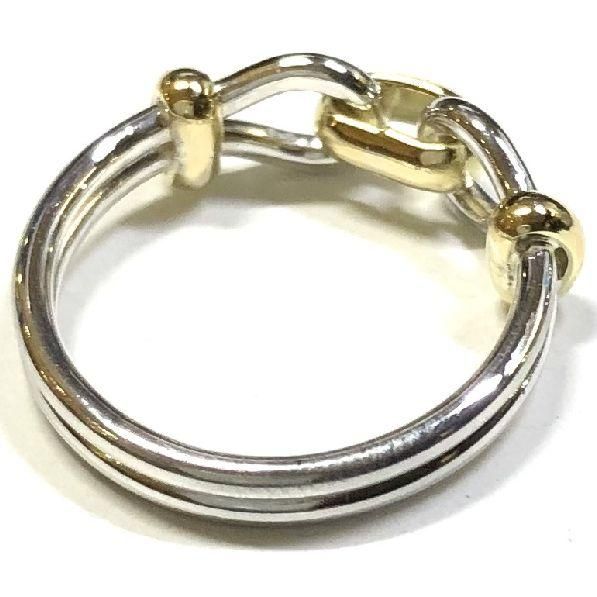 シルバー925とK18YGのコラボレーション♪コンビリング・ペアリング